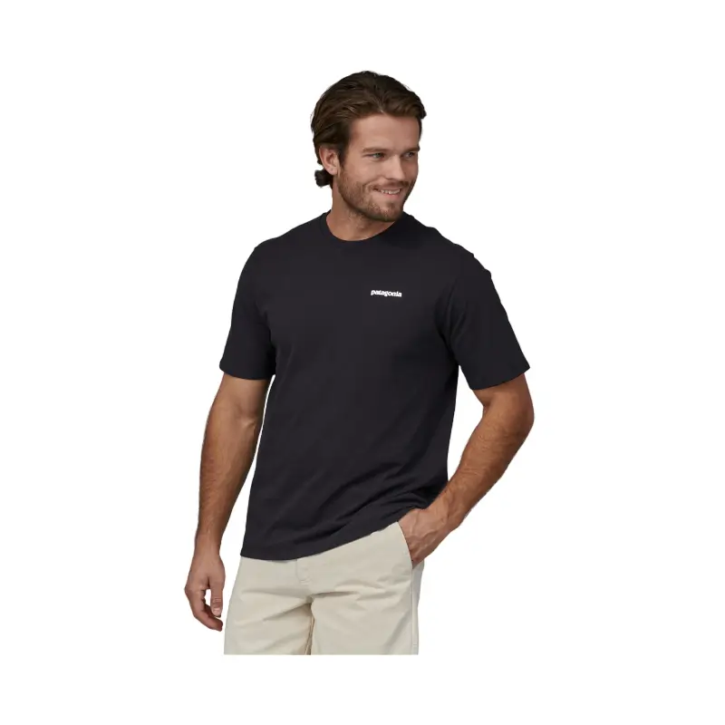 patagonia tshirt p-6 logo responsibili