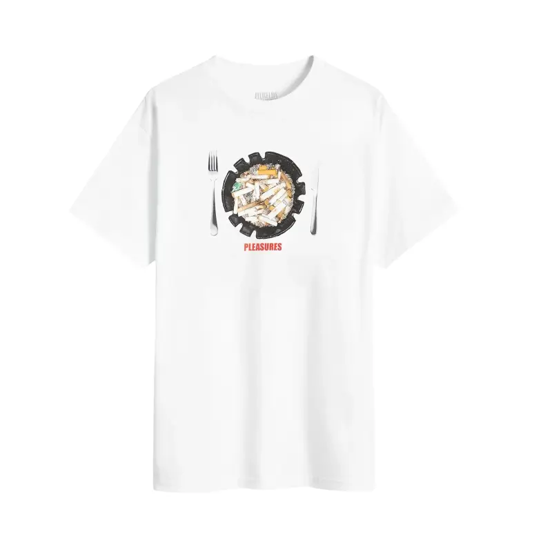 pleasures t-shirt dinner