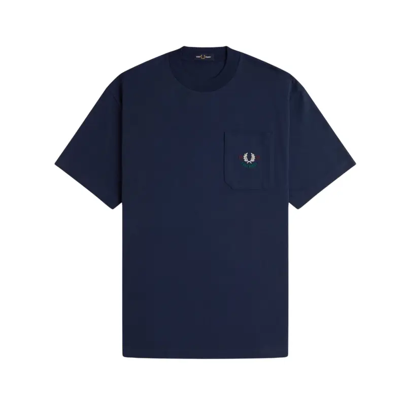 fred perry t-shirt 1952 com corte folgado