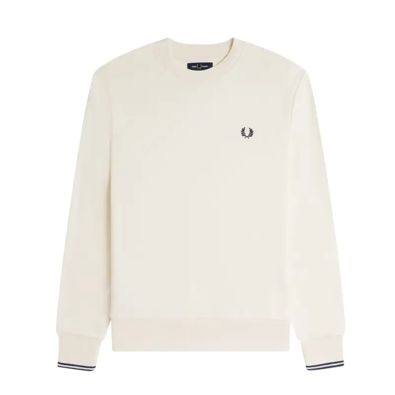 fred perry camisola com gola redonda
