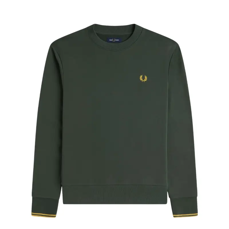 fred perry camisola com gola redonda