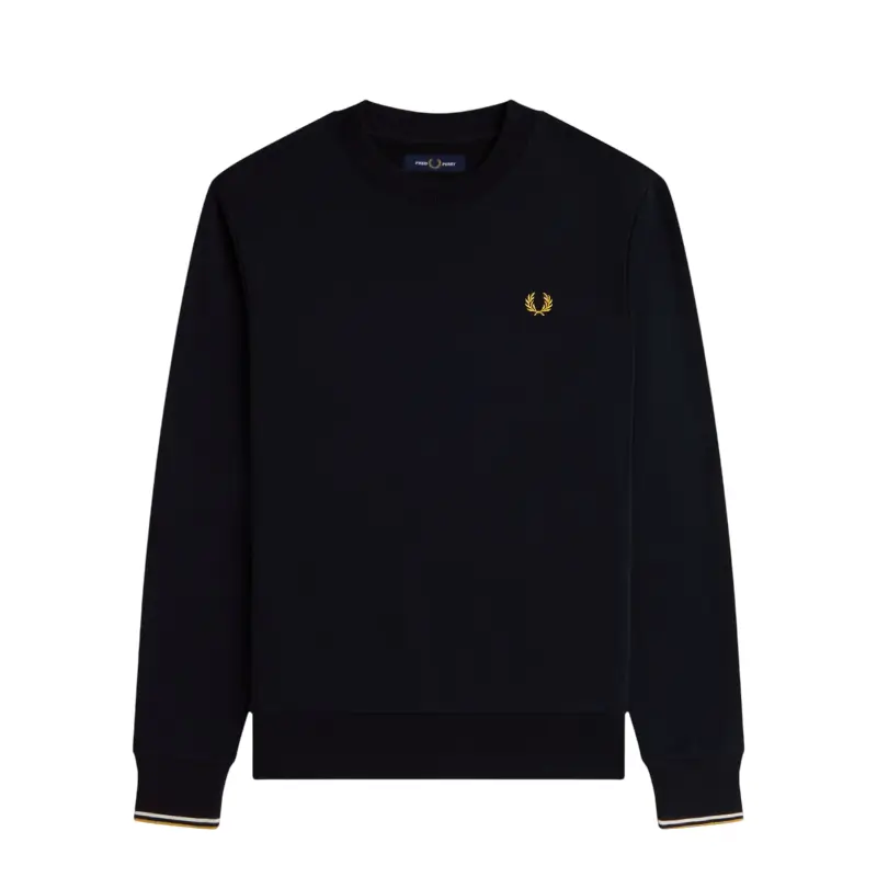 fred perry camisola com gola redonda