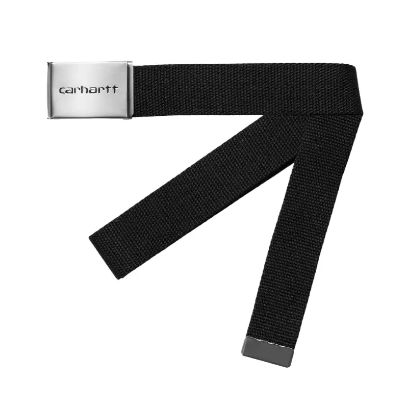 carhartt wip cinto clip chrome