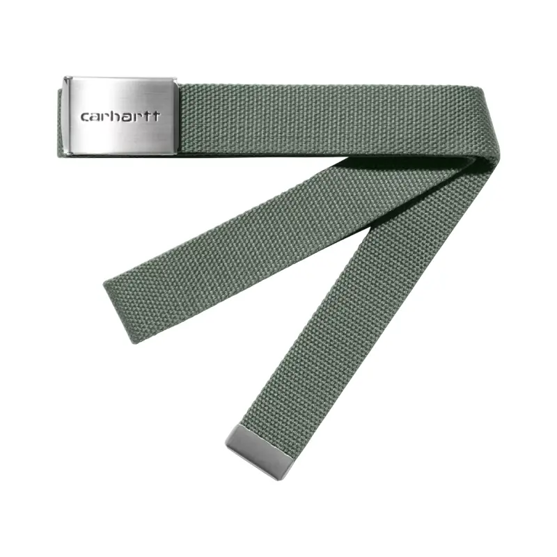 carhartt wip cinto clip chrome