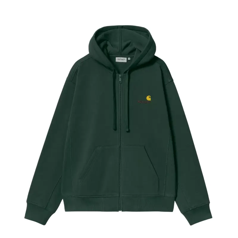 carhartt wip casaco com carapuço american script