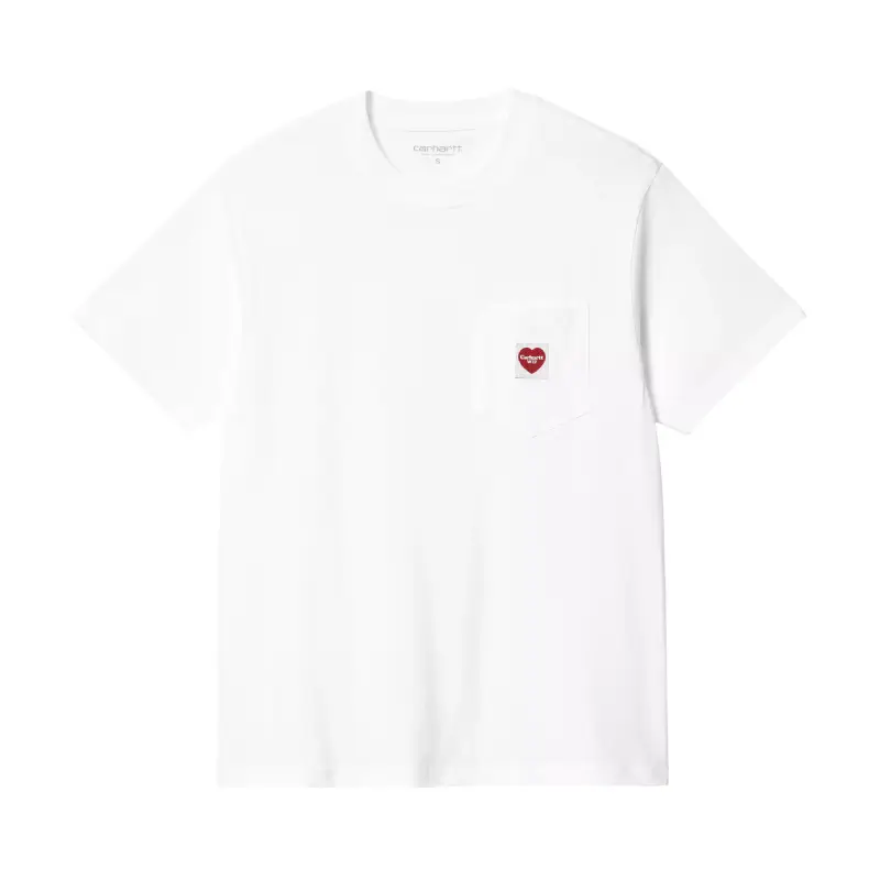 carhartt wip t-shirt com bolso heart