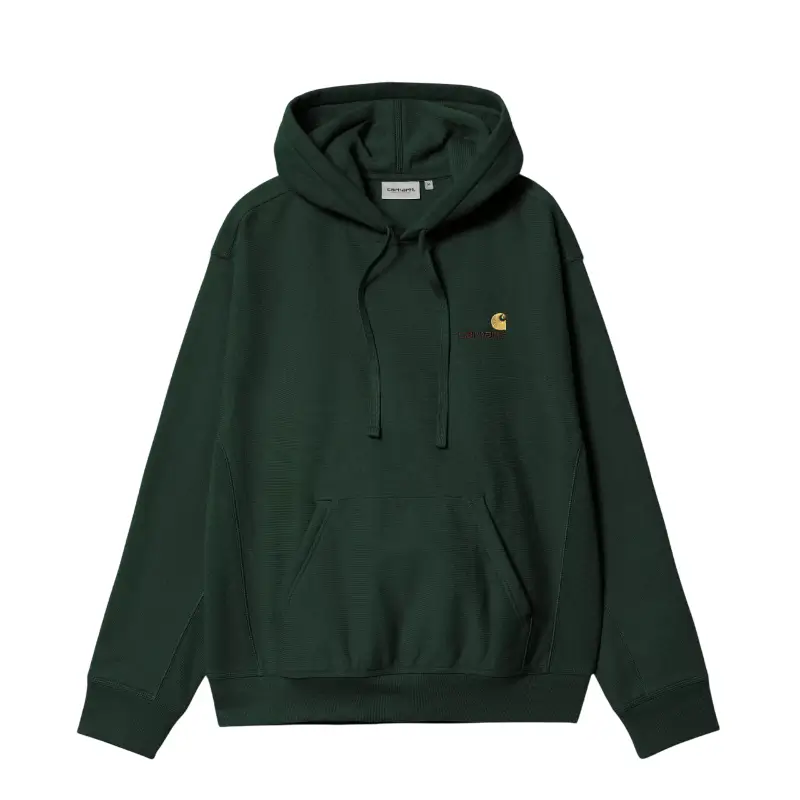 carhartt wip camisola com carapuço american script