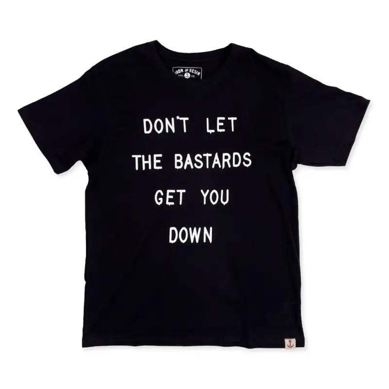 iron and resin t-shirt don´t 