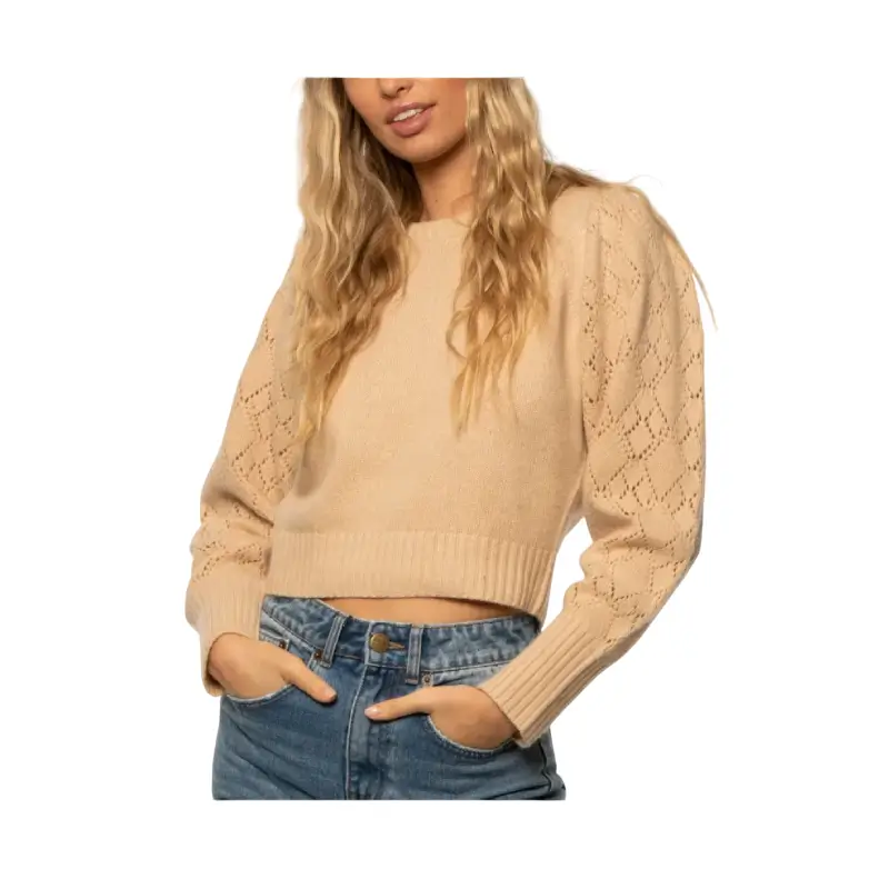 amuse society camisola malha noha