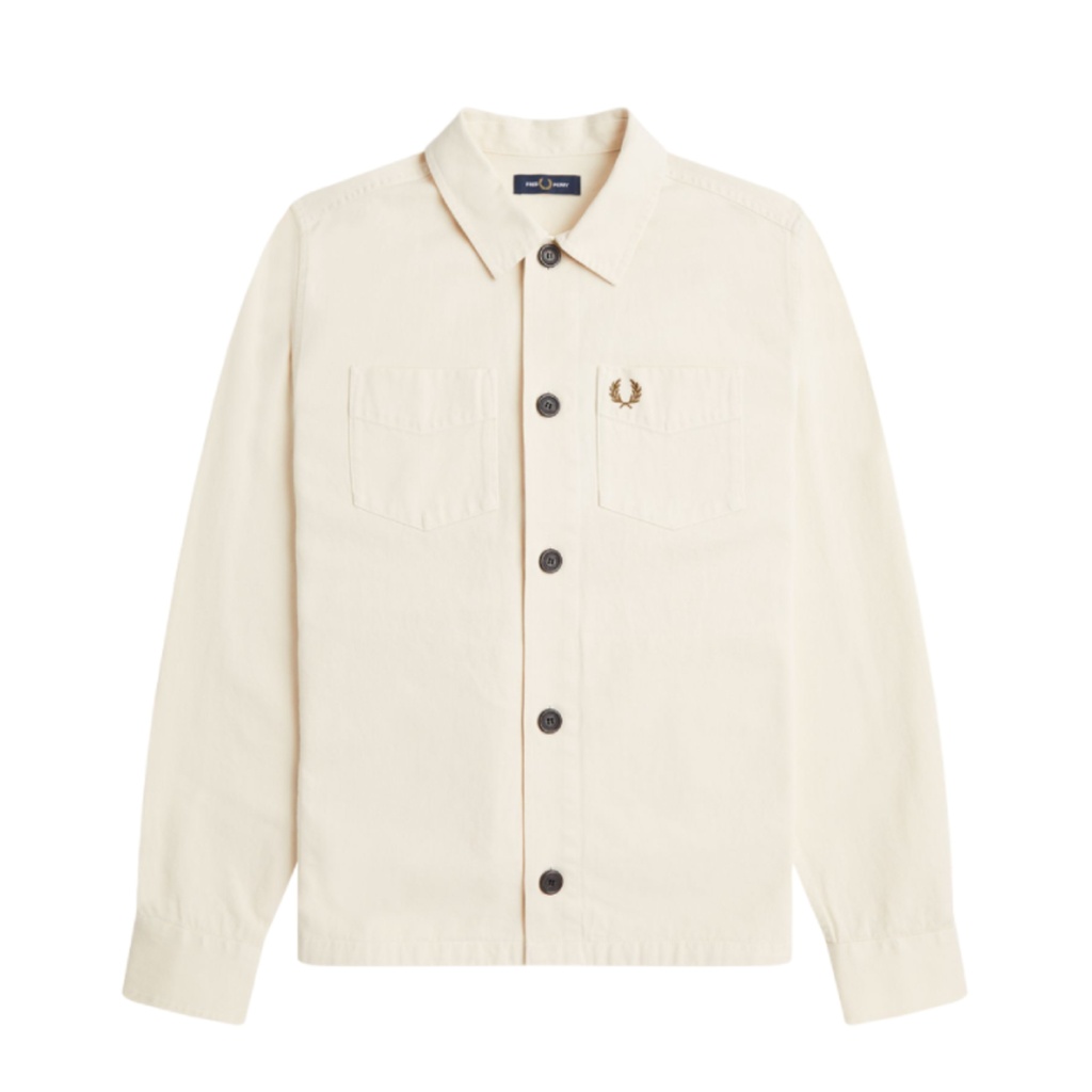 fred perry camisa em sarja 