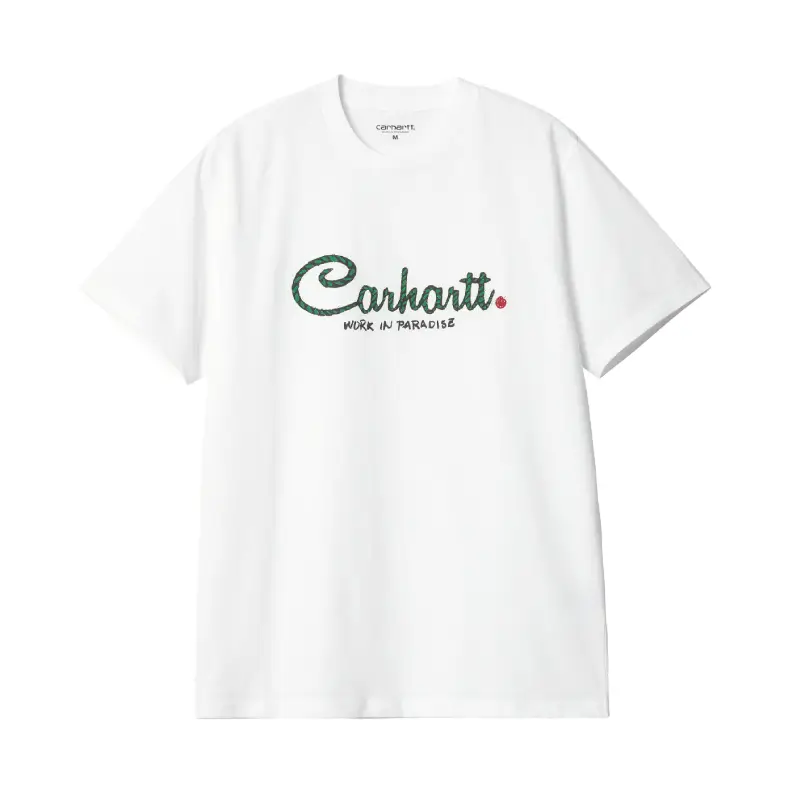 carhartt t-shirt paradise script