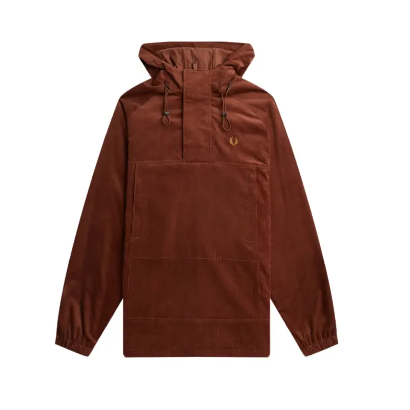 fred perry casaco overhead em bombazina