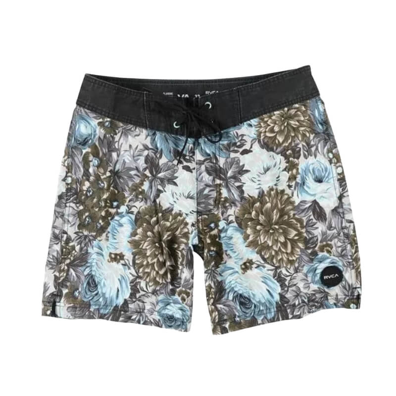 rvca calções de banho heavy petal