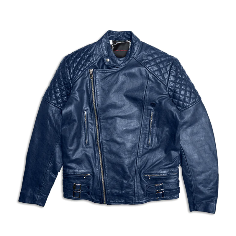 deus ex-machina casaco lightning leather