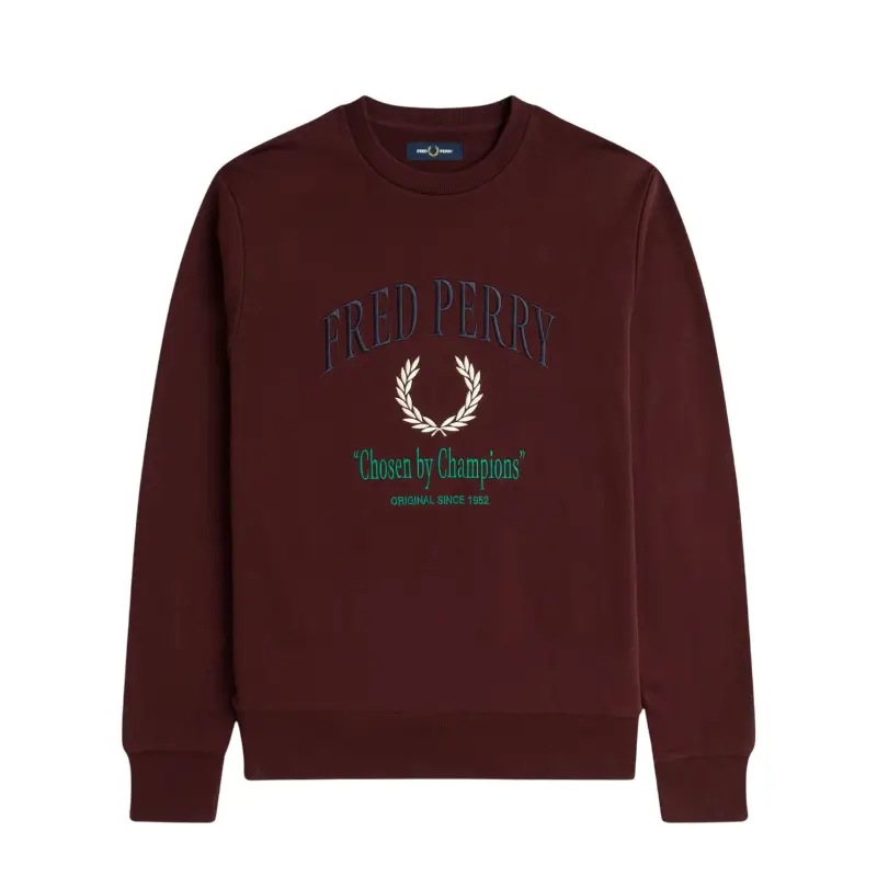 fred perry camisola bordada