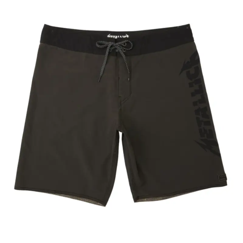 billabong x metallica calções de banho black album 19"