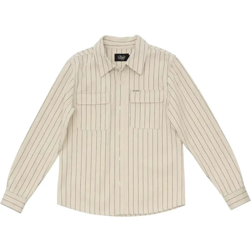 deus ex-machina camisa vacay stripe denim