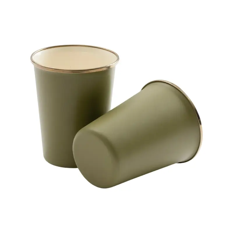 barebones 2 copos esmalte de 2 tons