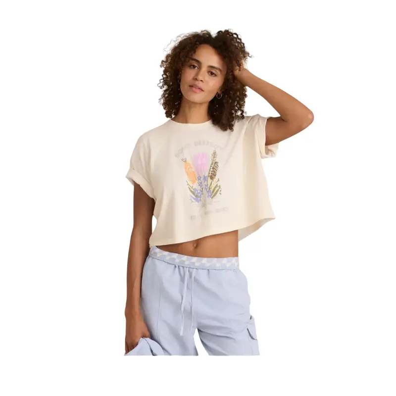 roark t-shirt cropped nature