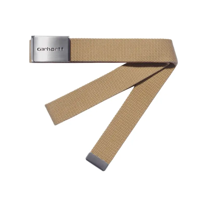 carhartt wip cinto clip chrome