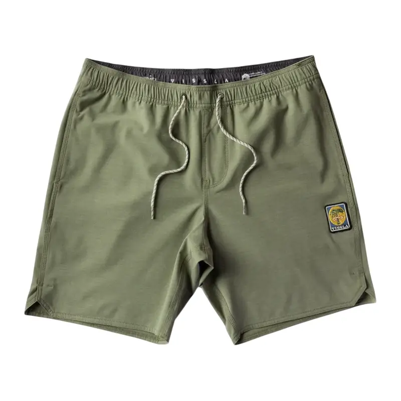 vissla calções de banho solid sets 17.5''