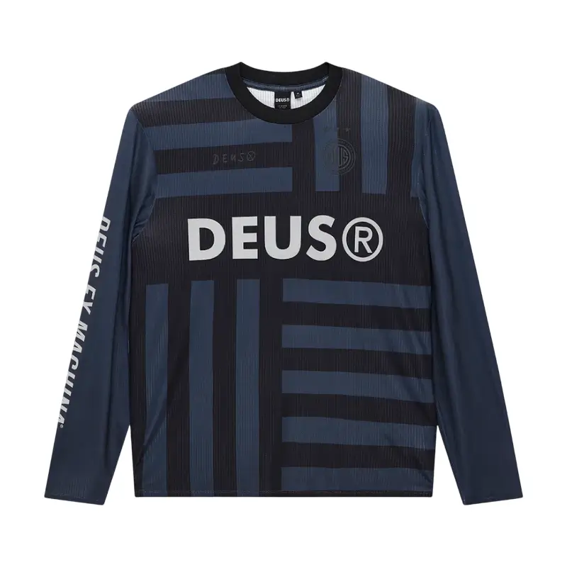 deus ex-machina camisola jersey blackout moto