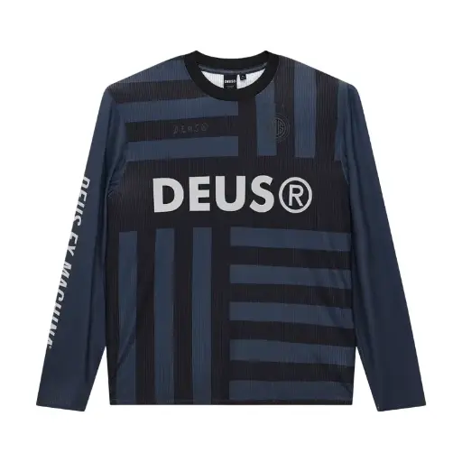 deus ex-machina camisola jersey blackout moto